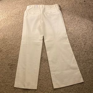 NWT Express Editor Wide Leg Pants. White. Size 12.